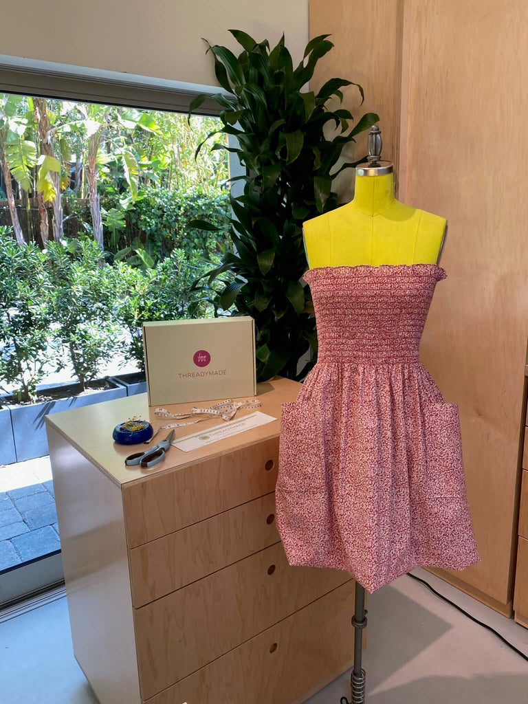 MAKE ANY SMOCKED DAKOTA DRESS CONVERTIBLE (MAXI or MINI) WITH THIS EASY 6-STEP SEWING HACK