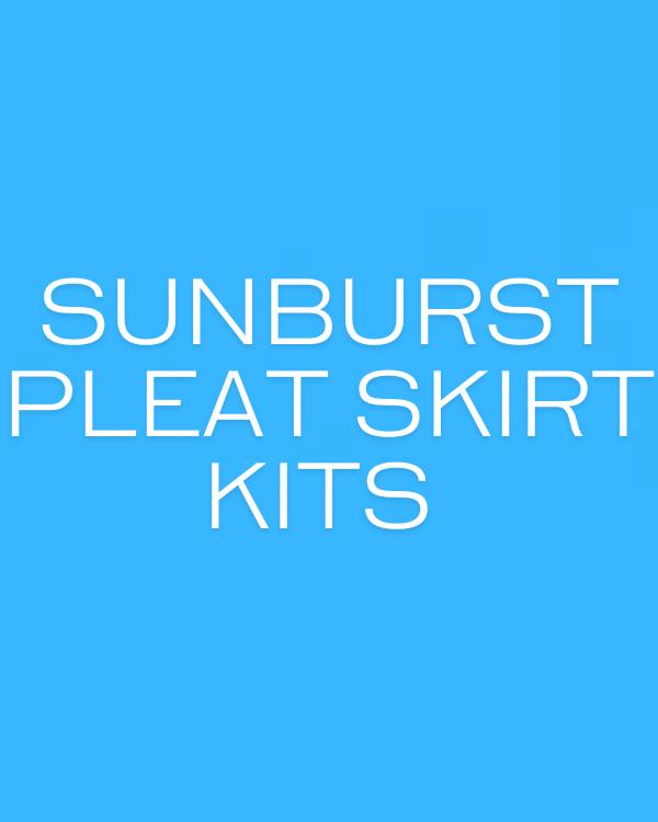 Sunburst Accordion Pleat Skirt Projects