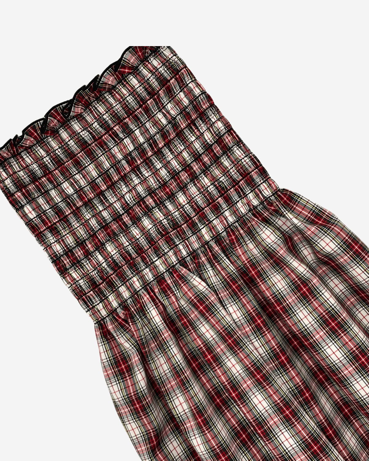 Black And Red Plaid Tartan Dress
