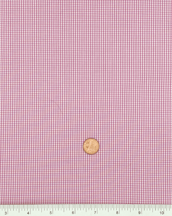 1/8” Pink Gingham Fabric | Small Cotton Check 58WThreadymade