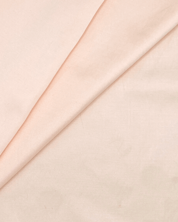 Pretty Blush Pink Cotton Silk Sateen Fabric 43"
