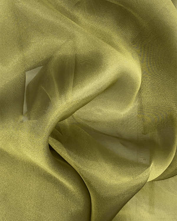 Sage Green Silk Organza - Fabrics & Fabrics