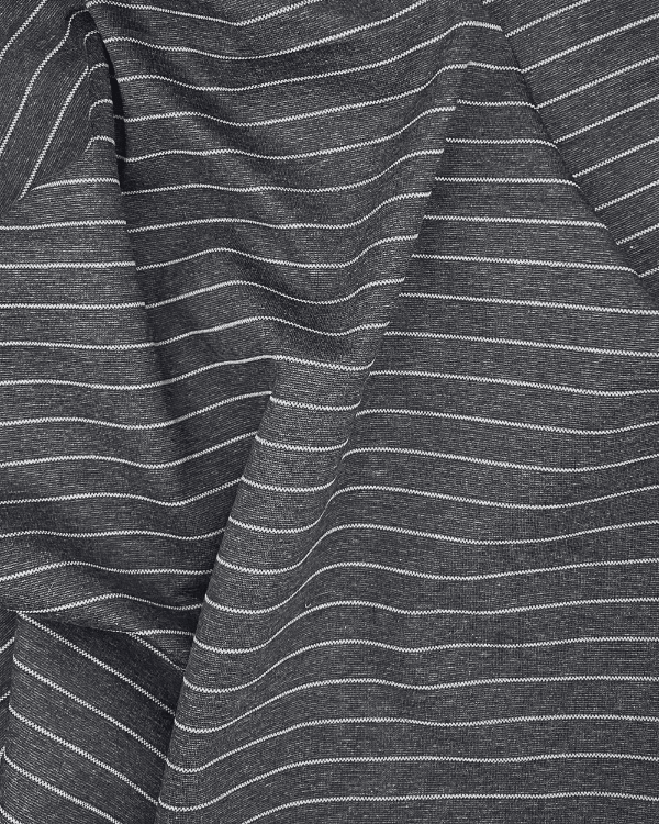2 Mm Stripe Cotton Knit, Stripe Jersey Knit, Stretchy Knit Fabric