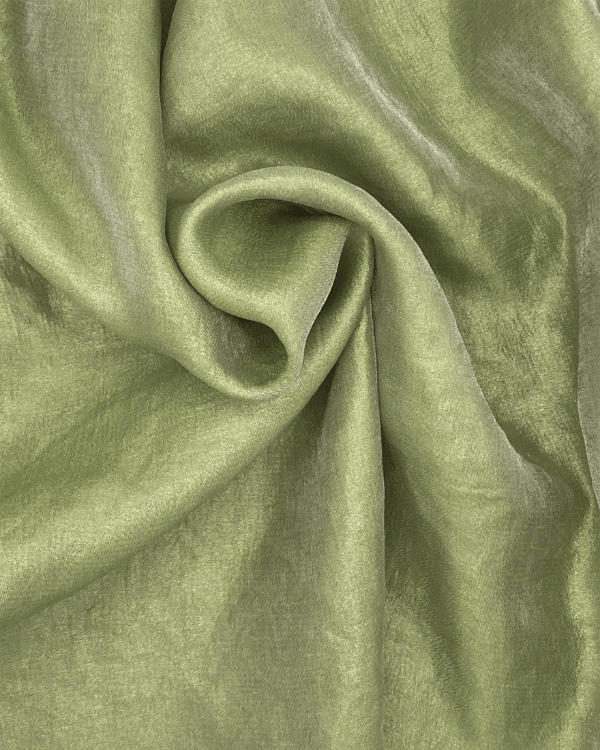 Green Shimmer Fabric | Iridescent Washer Rayon Blend 54WThreadymade