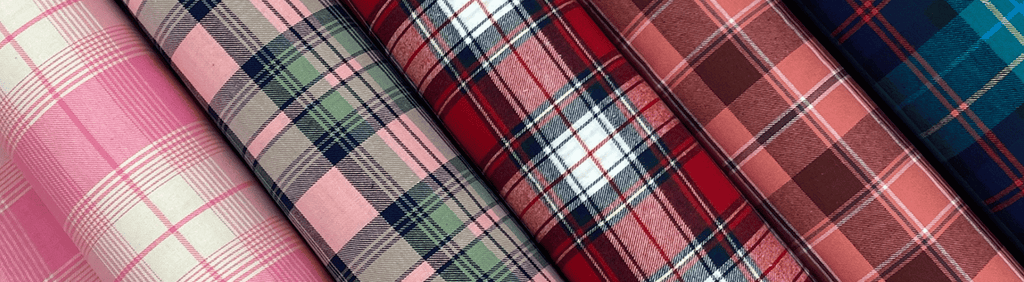 Compressor Plaid Smocked & Shirred • Curated Deadstock • Fabric By the Yard