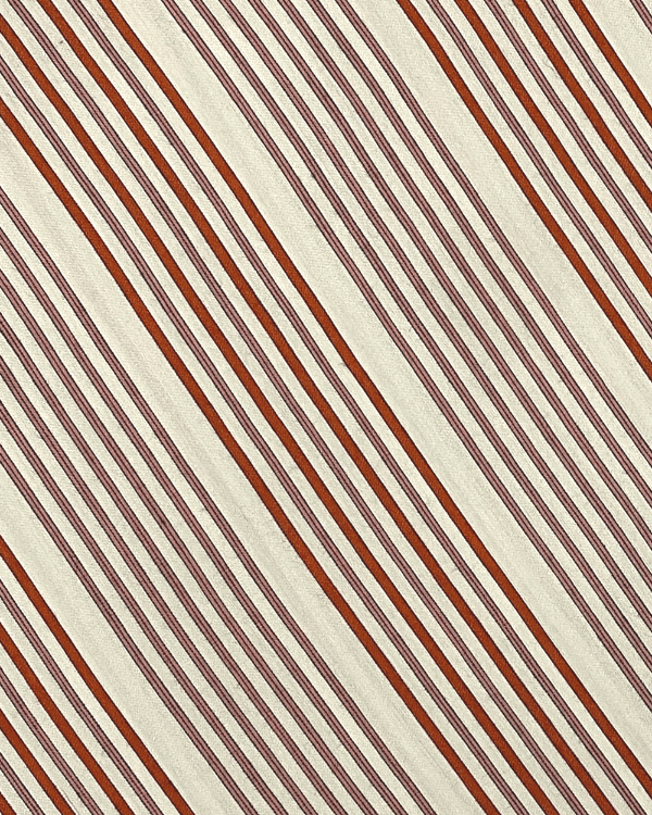 Orange Cream Silk Stripe