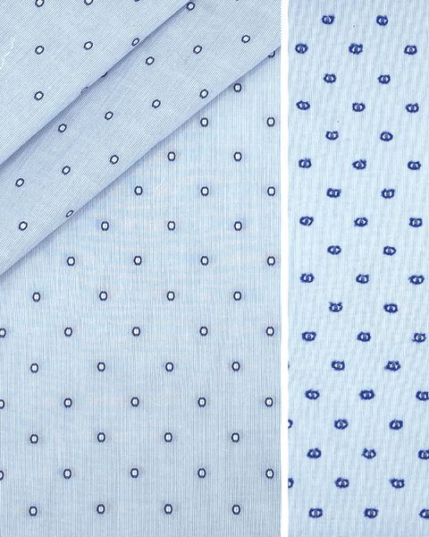 Solid Swiss Dot apparel Fabric