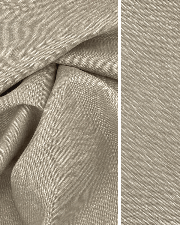 Natural Beige Linen Rayon Fabric