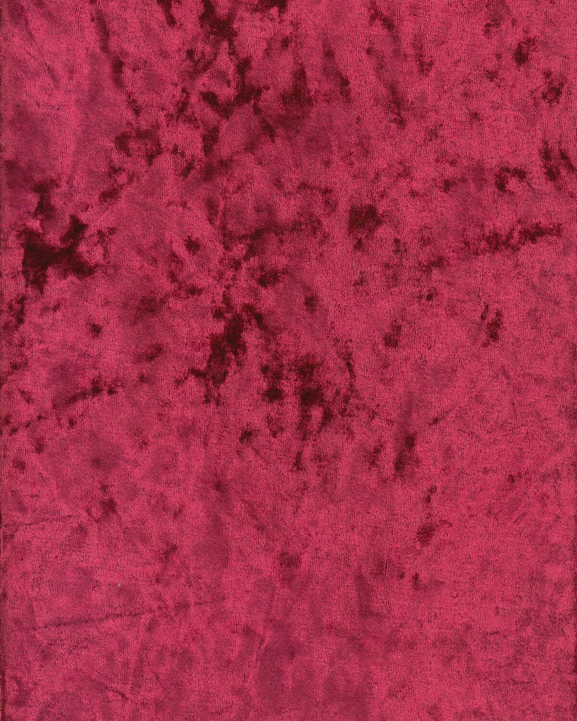 Wine Crushed Velvet Swatch for Threadymade Kids Wine Velver Sewing Project