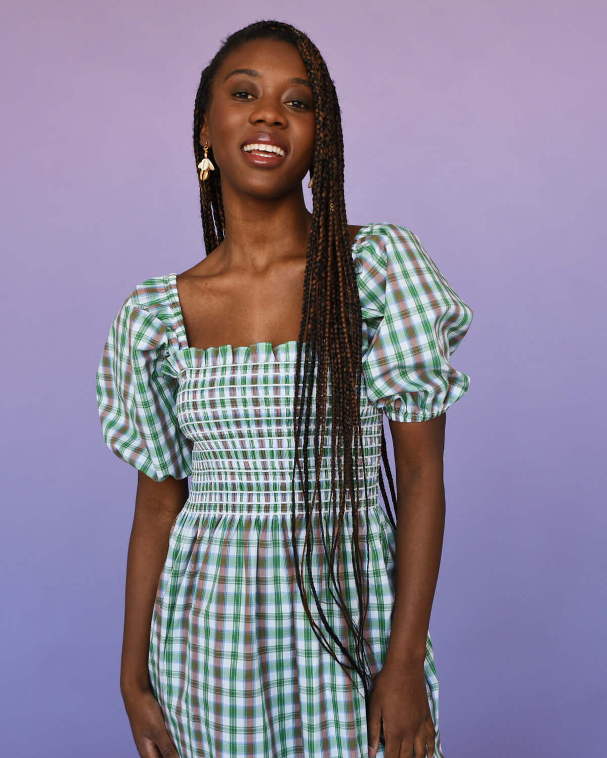 Upcycled Cotton Sewing Project - Easy Smocked Dress Upcycled Cotton Sewing Project - Easy Smocked Dress